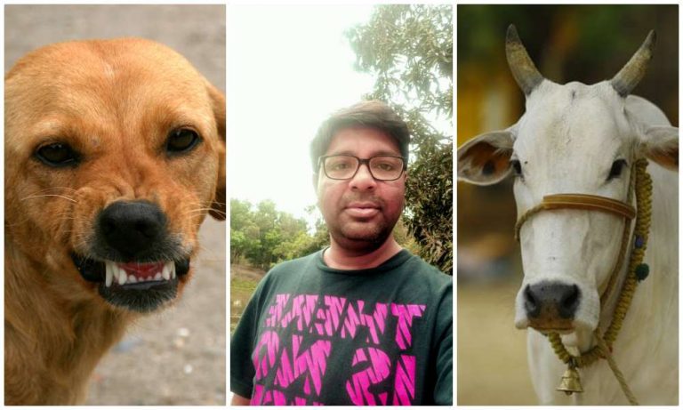 Bihar man unleashes his dog on cow, journalist invents Hindu-Muslim angle