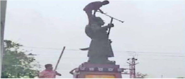 Rajasthan: Man vandalizes the statue of Maharana Pratap, Kshatriya samaj gives ultimatum of seven days to replace statue