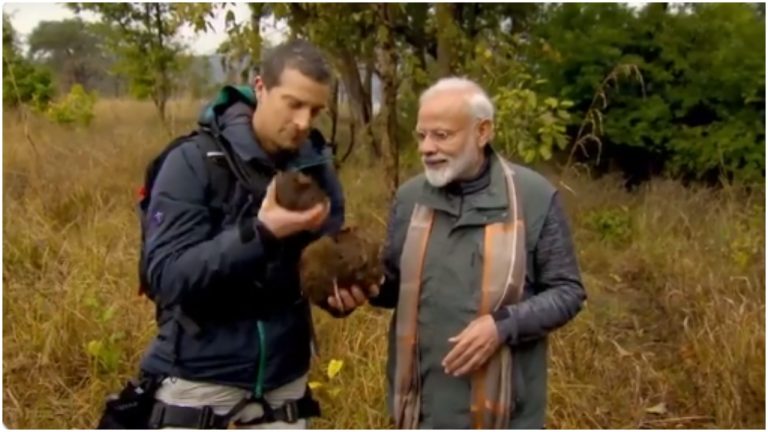In a first, Prime Minister Modi to be a guest in popular wildlife show “Man vs Wild”
