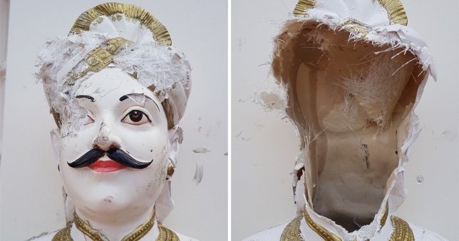 Hindu temple in the UK attacked twice in June, statues outside Shree Ram temple near Birmingham smashed