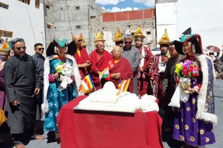 Ladakh residents organise thanksgiving ceremony to celebrate their region becoming a Union Territory