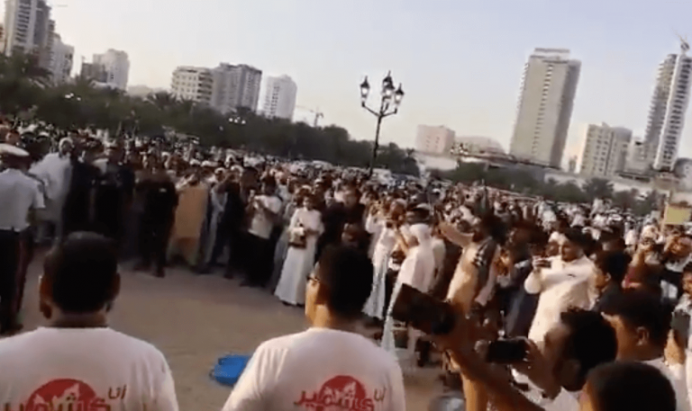 Pakistanis in Bahrain face legal action for holding anti-India rally after Eid prayers on Kashmir issue