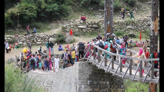 The district administration has ordered the cancellation of Machail Yatra in Kishtwar