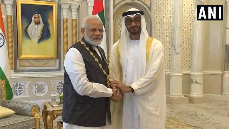PM Modi conferred with Order of Zayed, UAE’s highest civilian award in Abu Dhabi