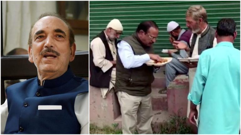 Congress exposes its mindset, Ghulam Nabi Azad says Kashmiris interacted with Ajit Doval because they were paid for it