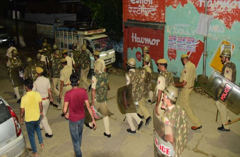 Police extends Section 144 in violence hit areas in Jaipur where a Muslim mob had attacked Kanwar Yatris on Eid