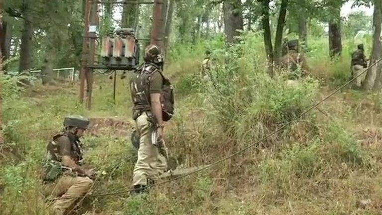 Indian Armed Forces neutralise  three terrorists in Batote town of Ramban district of Jammu and Kashmir