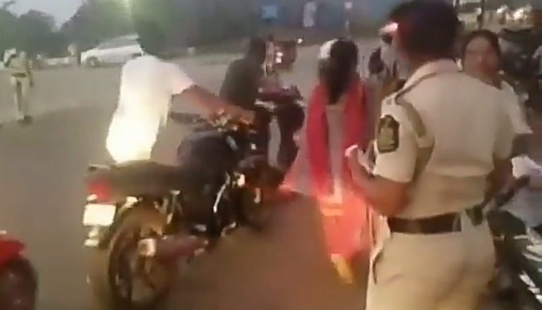 NDTV uses old video to claim riders without helmets are walking with two-wheelers to avoid enhanced penalty after 1st September