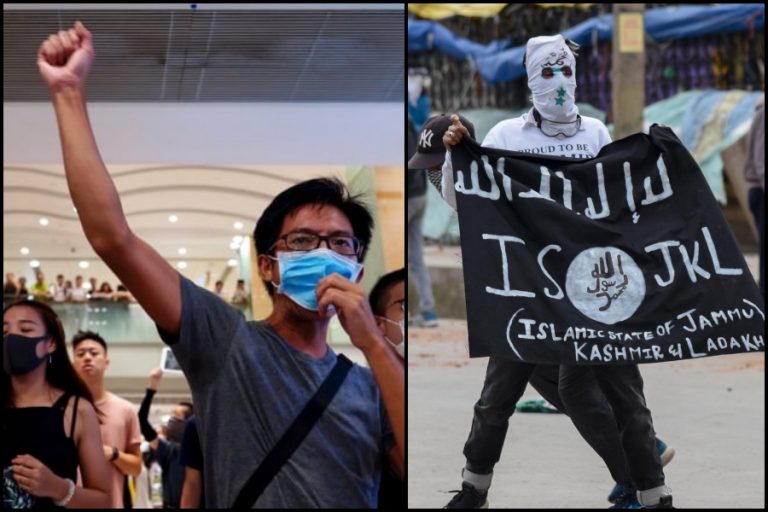 ‘Liberals’ equating Hong Kong with Kashmir do so because of their hatred towards India