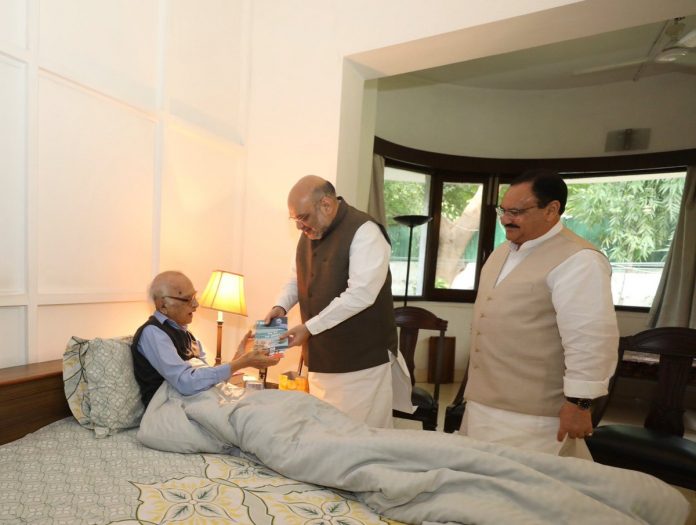 Amit Shah, JP Nadda meet Jagmohan, former J&K governor and saviour of Kashmiri Pandits over Article 370