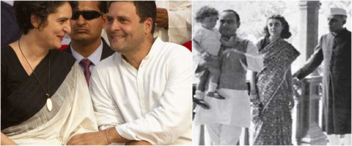 Rahul and Priyanka maintain a cold silence on their grandfather, Feroze Gandhi