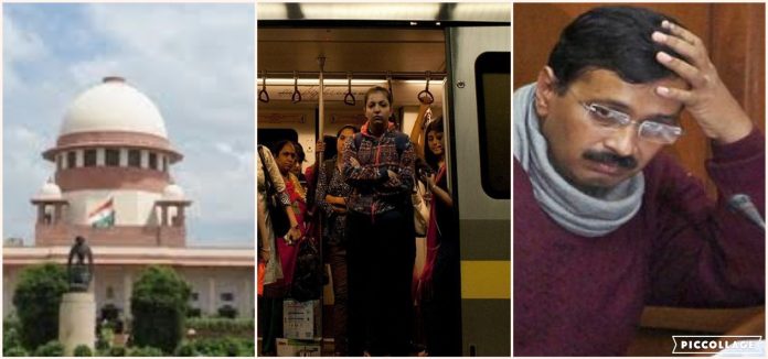 SC slams Delhi government over free metro rides for women
