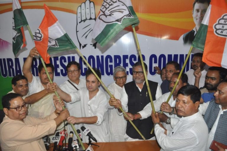 Congress disintegrating: 10 Tripura leaders step down after state party chief’s resignation
