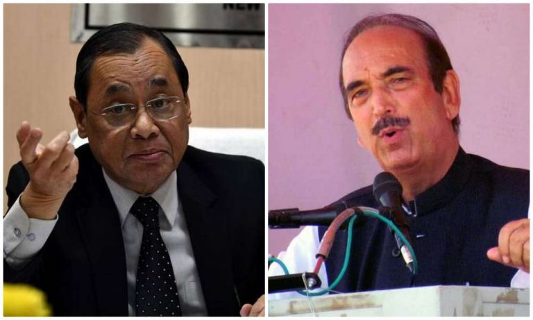 CJI Ranjan Gogoi may visit Kashmir ‘if requirement arises’, allows Congress leader Ghulam Nabi Azad to visit J&K