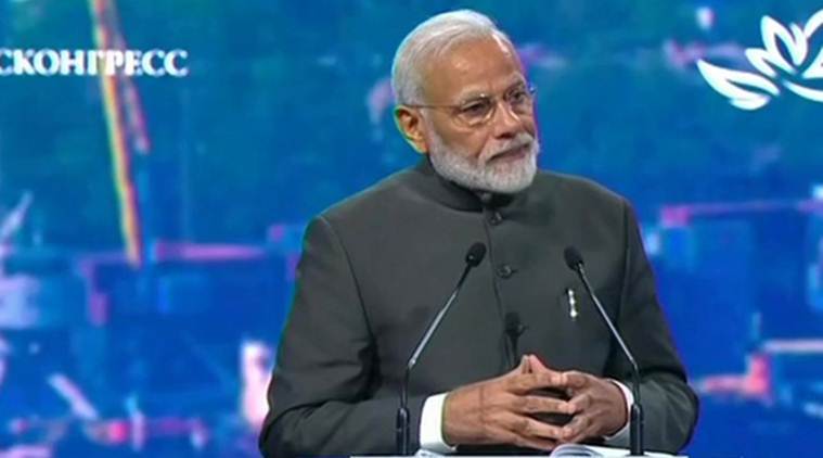 PM Modi addresses the Eastern Economic Forum at Vladivostok, India to extend a USD 1 billion line of credit to Russia’s Far East