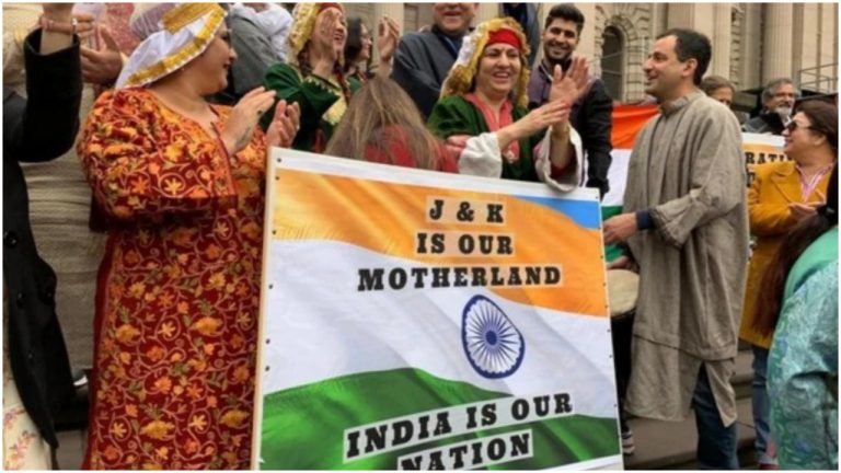 Kashmiri Pandits hold rally in Melbourne to support of revocation of Article 370, share personal stories of their genocide