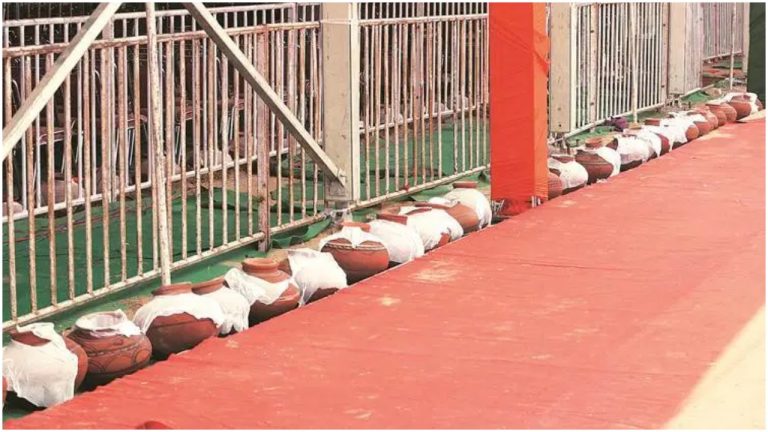 Rohtak: 4,000 earthen pots used to store drinking water at PM Narendra Modi’s rally, replaced nearly 2 lakh water bottles