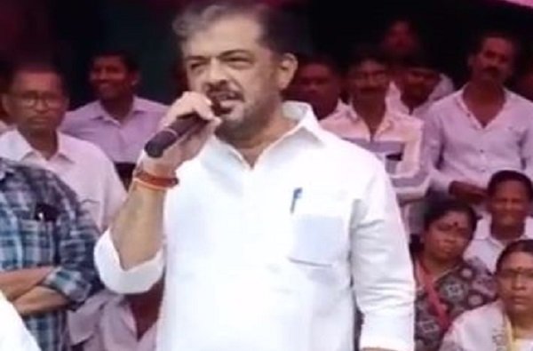 Maharashtra: Congress MLA threatens to beat up people in his constituency if he sees BJP flags