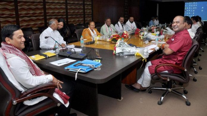 File photo of Assam cabinet meeting