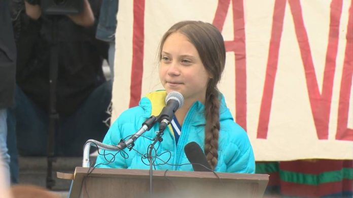 Greta Thunberg pins the blame on physics