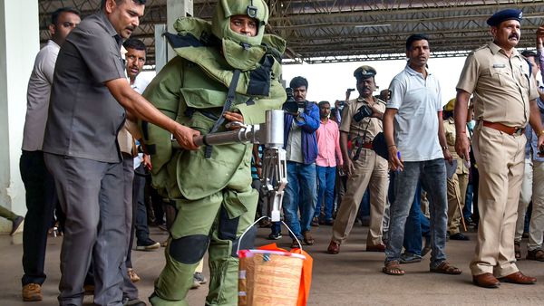 Hubli railway station blast bucket bomb