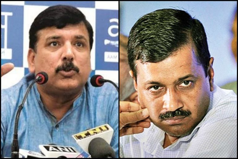 AAP leader Sanjay Singh bullies Republic TV and launches tirade against Arnab Goswami when asked about Kejriwal’s anti-Bihari statement