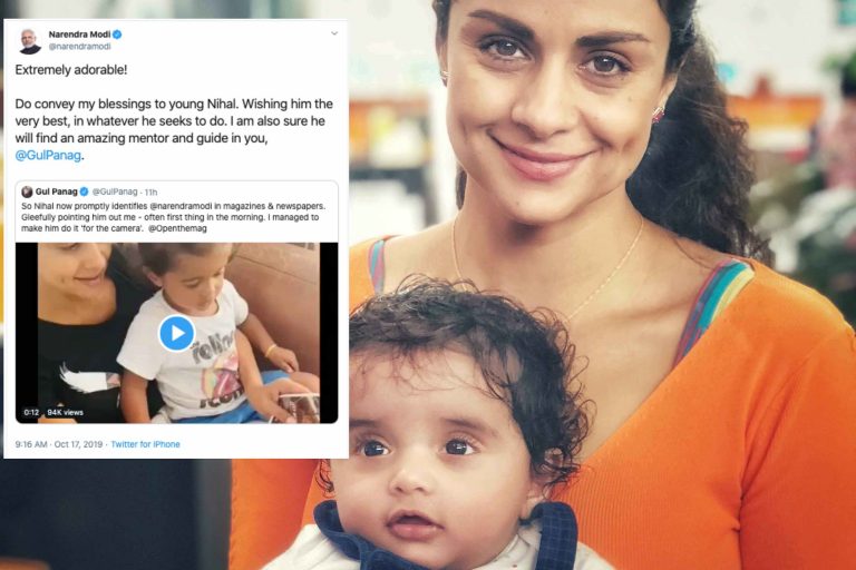 ‘Extremely adorable!’ PM Modi blesses Gul Panag’s son after she shares a video where he identifies ‘Modi ji’ on magazine covers