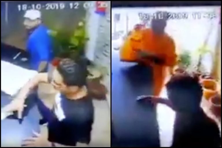 Watch: CCTV footage of when Ashfaq and Moinuddin checked into Lucknow hotel and left before murdering Kamlesh Tiwari