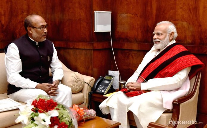 Manipur CM says a case of waging a war against the State is filed against two separatist leaders who declared 'govt in exile'