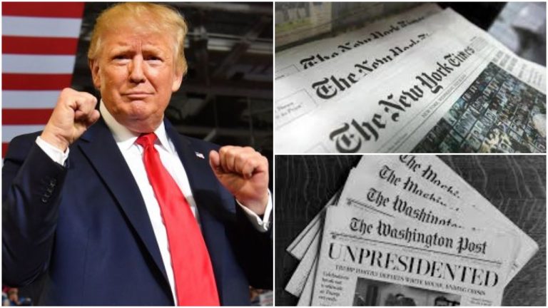 US President Donald Trump cancels subscriptions of ‘fake news’ Washington Post and New York Times