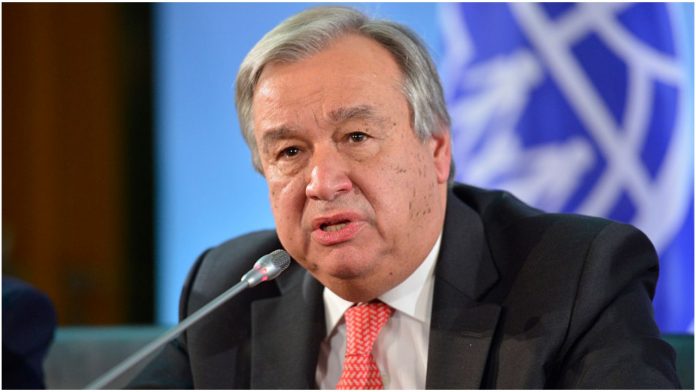 Antonio Guterres stated that the UN is facing a massive cash-crunch