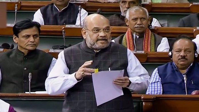 Amit Shah launches a scathing attack on the Congress leaders opposing the SPG Amendment Bill