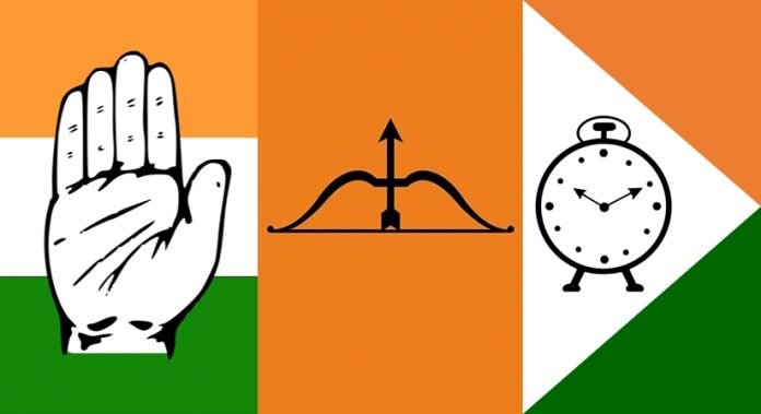 Sena NCP Congress submit letter to governor staking claim to form government