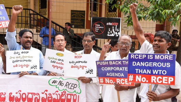 Indian Coordination Committee of Farmers’ Movements welcomes India not joining RCEP, calls for withdrawal from all negotiations and FTAs