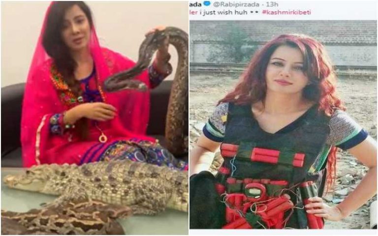 Pakistani singer Rabi Pirzada’s sex videos leaked a day after she criticised their army spokesperson Ghafoora on Twitter