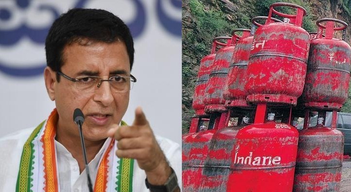 Randeep Singh Surjewala lies, compares subsidised price of LPG in 2014 with current non-subsidised price