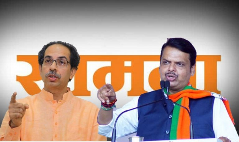 Shiv Sena mouthpiece Saamana takes a dig at Devendra Fadnavis, calls him an ‘outgoing’ chief minister