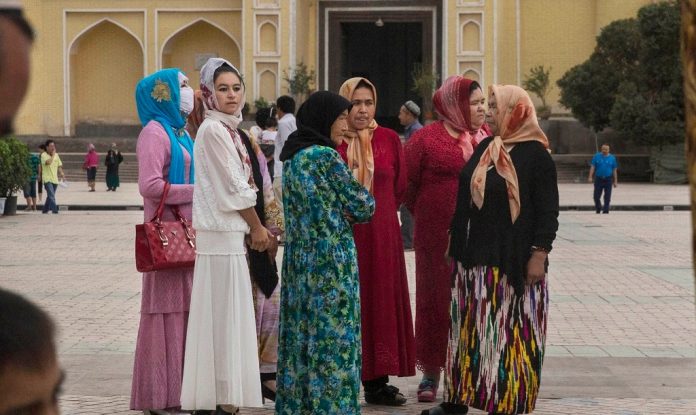 Uyghur Muslim women
