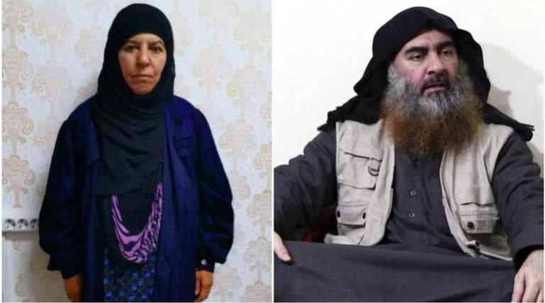 Abu Bakr al-Baghdadi’s 65-year-old sister, suspected to be a terrorist too, captured by Turkey from Syria