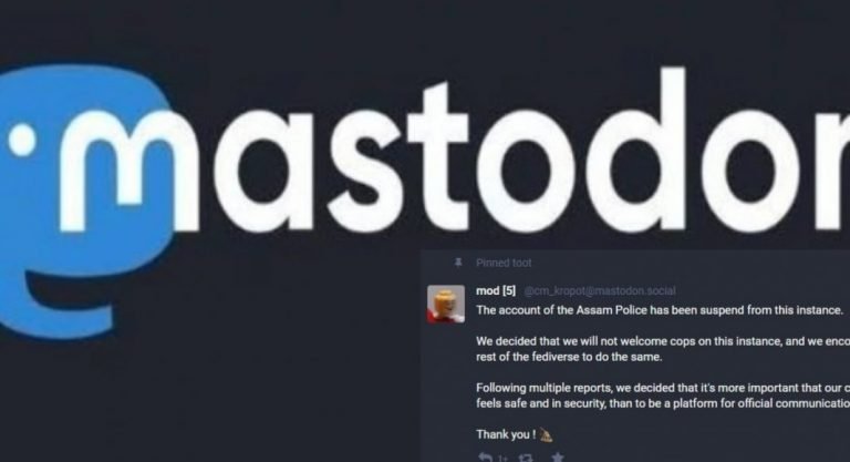 Cops not welcome, users don’t feel safe: Mastodon Social platform suspends Assam Police account