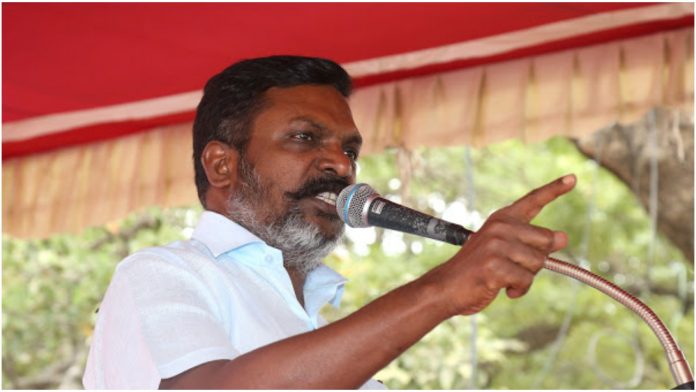 Congress-DMK supported leader of the VCK Thol Thirumavalavan insults Hindu temples, says they are the places with 'dirty idols'