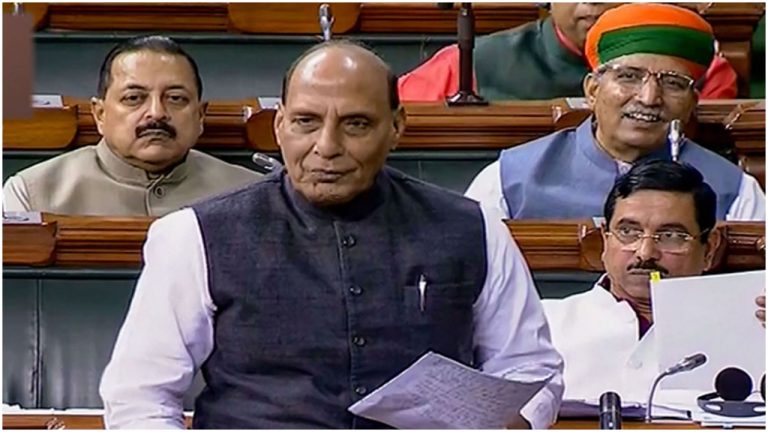 Any philosophy which describes Godse as a ‘patriot’ is condemnable, Gandhi is our ‘margdarshak’: Rajnath Singh