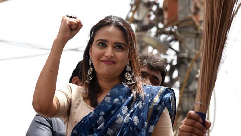 Actor-cum-cocktail politician, Swara Bhasker, refers to a four-year-old child actor as ‘chu**ya’ in a ‘comedy’ show