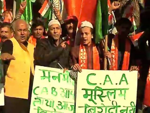 Jammu: In the wake of anti-CAA protests, Hindus and Muslims come together in support of the Act