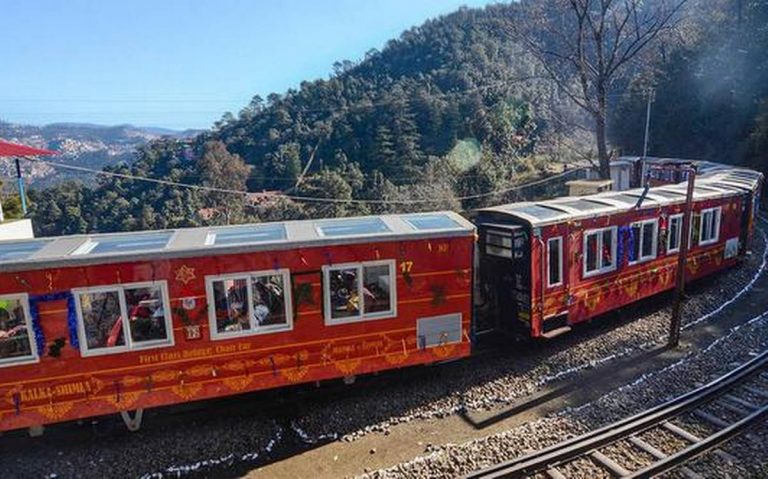 Indian Railways starts special Vistadome train with glass roof providing panoramic view of the heritage Kalka-Shimla route
