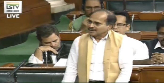Rahul Gandhi found sleeping while Adhir Ranjan Chowdhury raises the important issue of Chinese intrusion into Indian territory