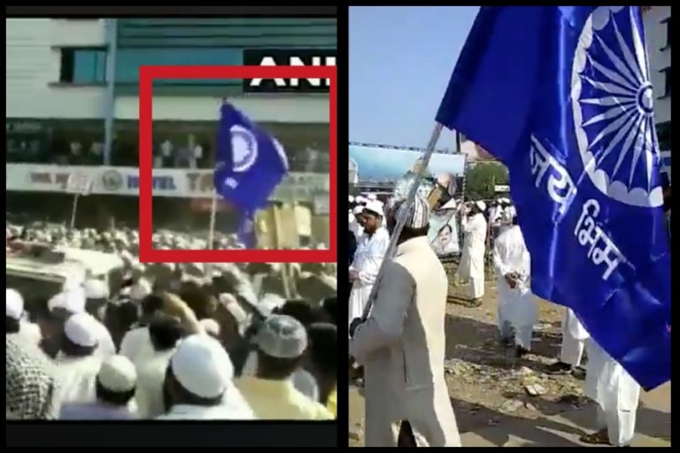 Anti-CAA riots: Muslim mob led by Jignesh Mevani in Gujarat that attacked a police van carried ‘Jai Bheem’ flags