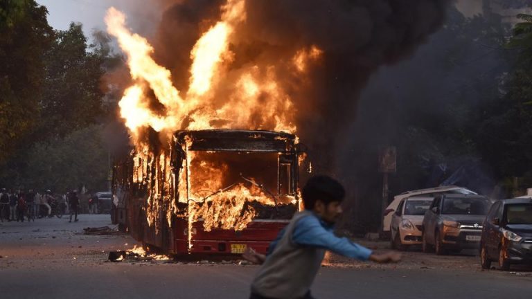 Jamia ‘protestors’ continue their violence, assault ANI journalists