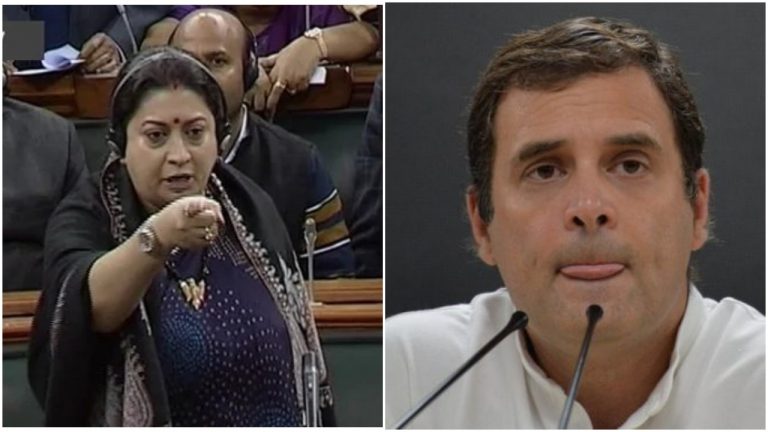 Ruckus in parliament over Rahul Gandhi’s cheap comments over sexual crimes against women
