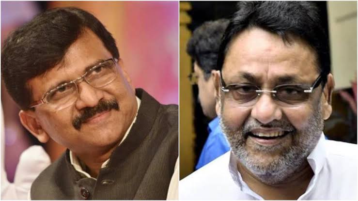 NCP’s Nawab Malik asks Shiv Sena’s Sanjay Raut to ‘cross all limits in love’ after both parties ally